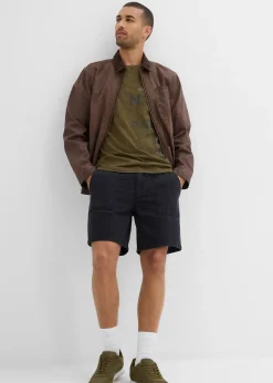 bonprix Short en twill 100% coton, loose|Homme Shorts|Pantalons