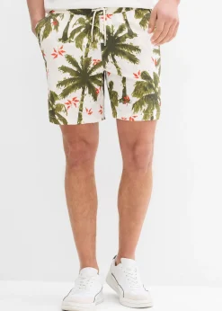 Homme bonprix Mode Plage|Shorts|Short en viscose à taille élastiquée, loose