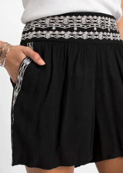 Femme bonprix Shorts|Pantalons|Short froissé