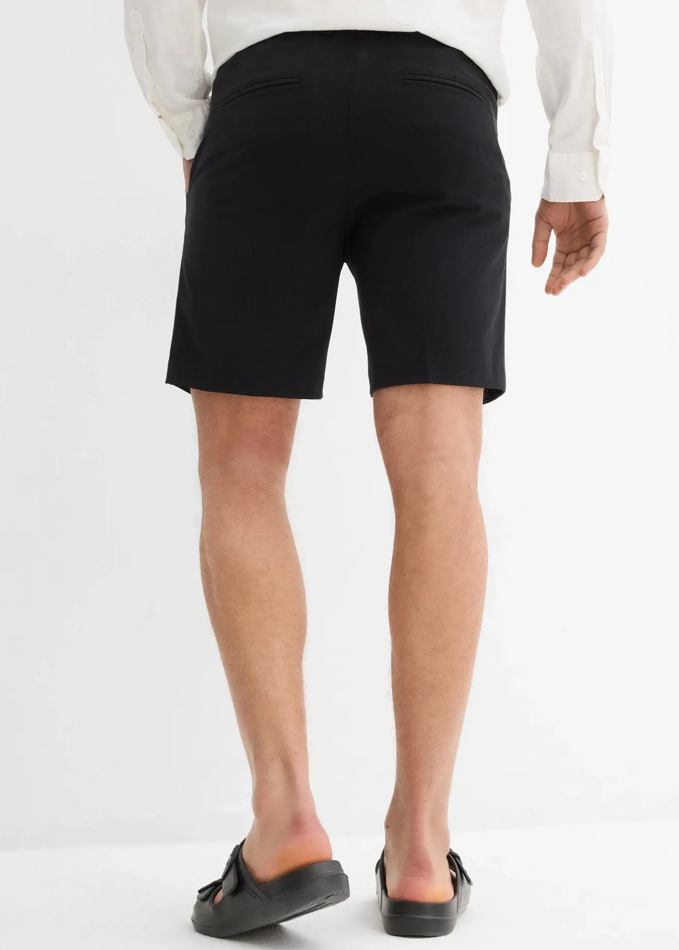 Homme bonprix Shorts|Pantalons|Short élégant, coupe loose