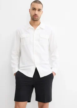 Homme bonprix Shorts|Pantalons|Short élégant, coupe loose