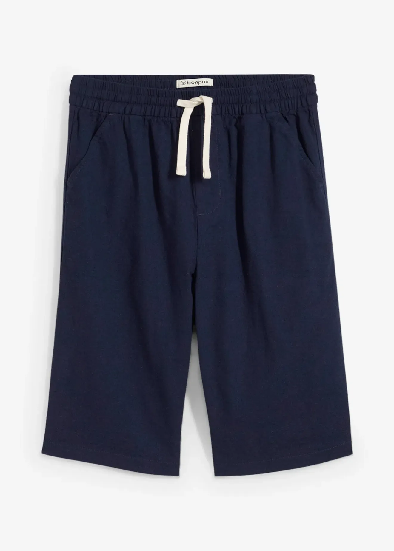 Enfant bonprix Vêtements Enfant|Garçons 9-16 Ans·Shorts|Short Regular à taille élastiquée en lin mélangé léger