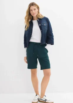 bonprix Short sweat avec poches|Femme Shorts|Basiques