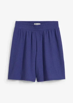bonprix Short taille élastiquée en crêpe gaufré|Femme Deux Pièces & Ensembles|Shorts