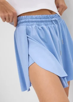 bonprix Short taille élastiquée esprit tennis|Femme Shorts|Pantalons