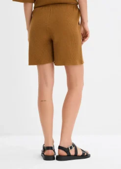 Femme bonprix Deux Pièces & Ensembles|Shorts|Short texturé 100% coton