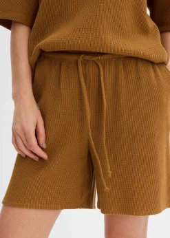 Femme bonprix Deux Pièces & Ensembles|Shorts|Short texturé 100% coton