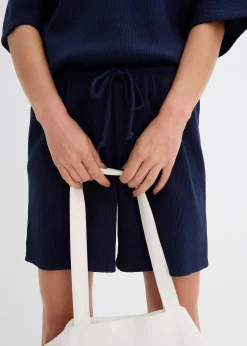 bonprix Short texturé 100% coton|Femme Deux Pièces & Ensembles|Shorts