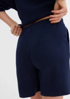 bonprix Short texturé 100% coton|Femme Deux Pièces & Ensembles|Shorts