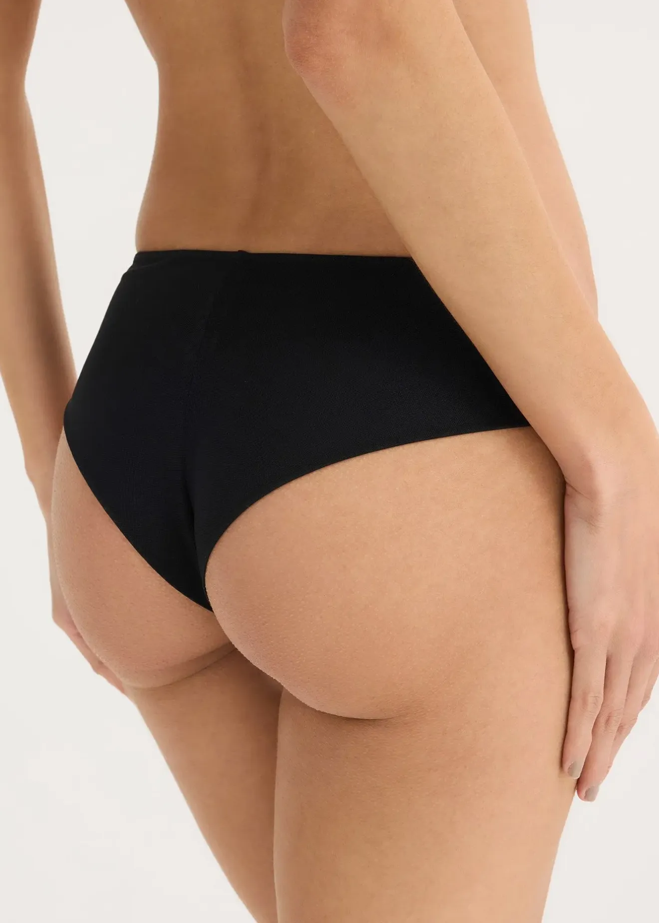 Femme bonprix Dessous|Bas|Slip brésilien en dentelle cœurs