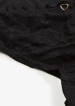 Femme bonprix Dessous|Bas|Slip brésilien en dentelle cœurs
