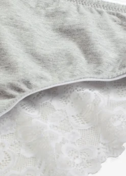 Femme bonprix Lingerie Coton|Bas|Slip coton et dentelle