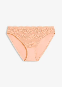 Femme bonprix Lingerie Coton|Dessous|Slip en coton doux et dentelle