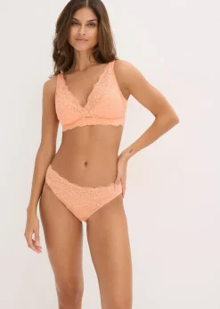 Femme bonprix Lingerie Coton|Dessous|Slip en coton doux et dentelle