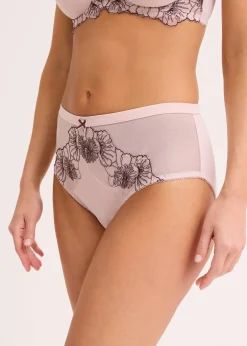 Femme bonprix Dessous|Bas|Slip Maxi à broderies