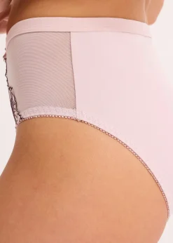 Femme bonprix Dessous|Bas|Slip Maxi à broderies