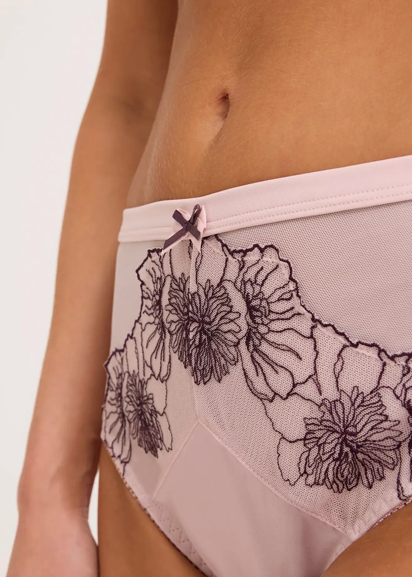 Femme bonprix Dessous|Bas|Slip Maxi à broderies