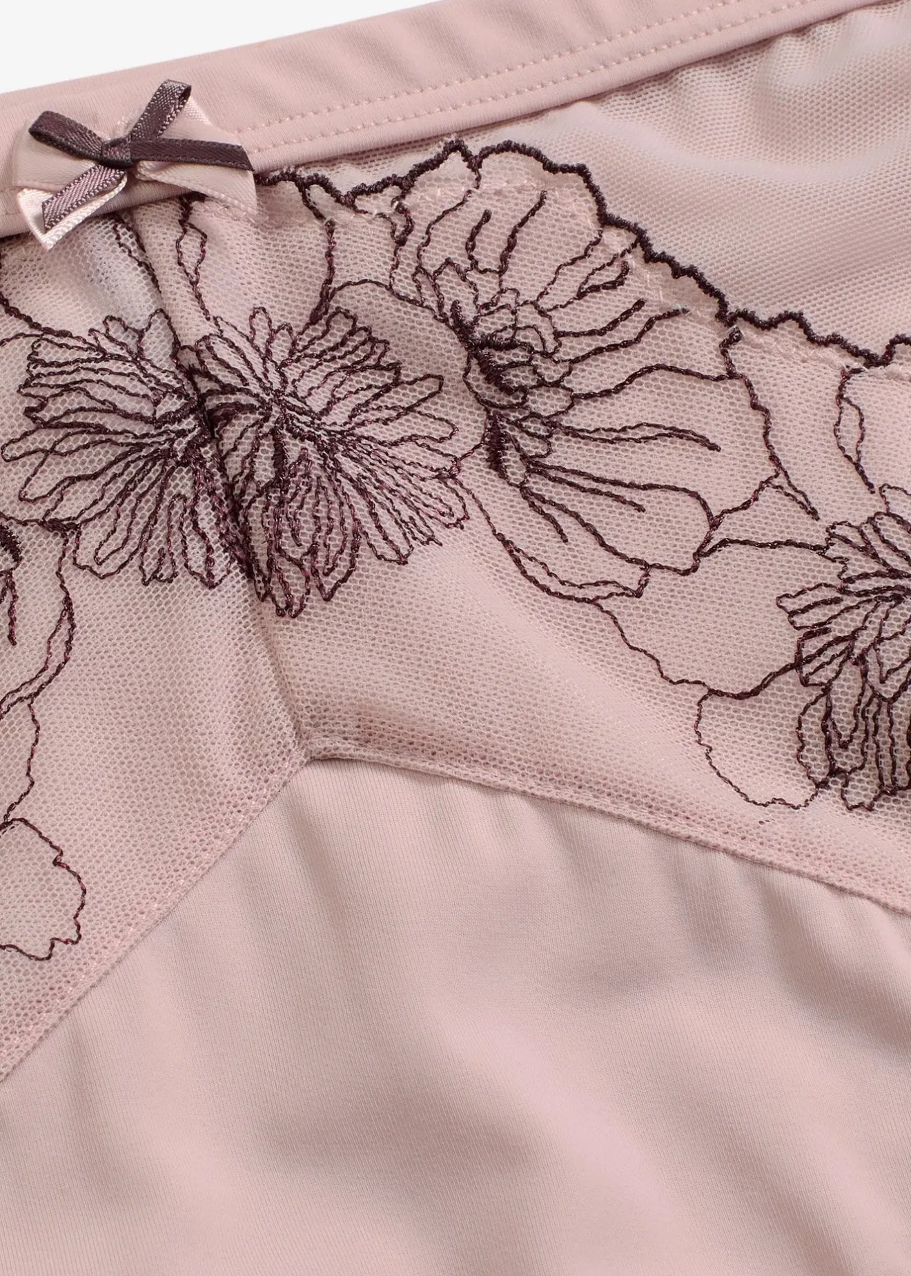 Femme bonprix Dessous|Bas|Slip Maxi à broderies