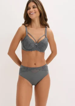 Femme bonprix Dessous|Bas|Slip maxi avec dentelle