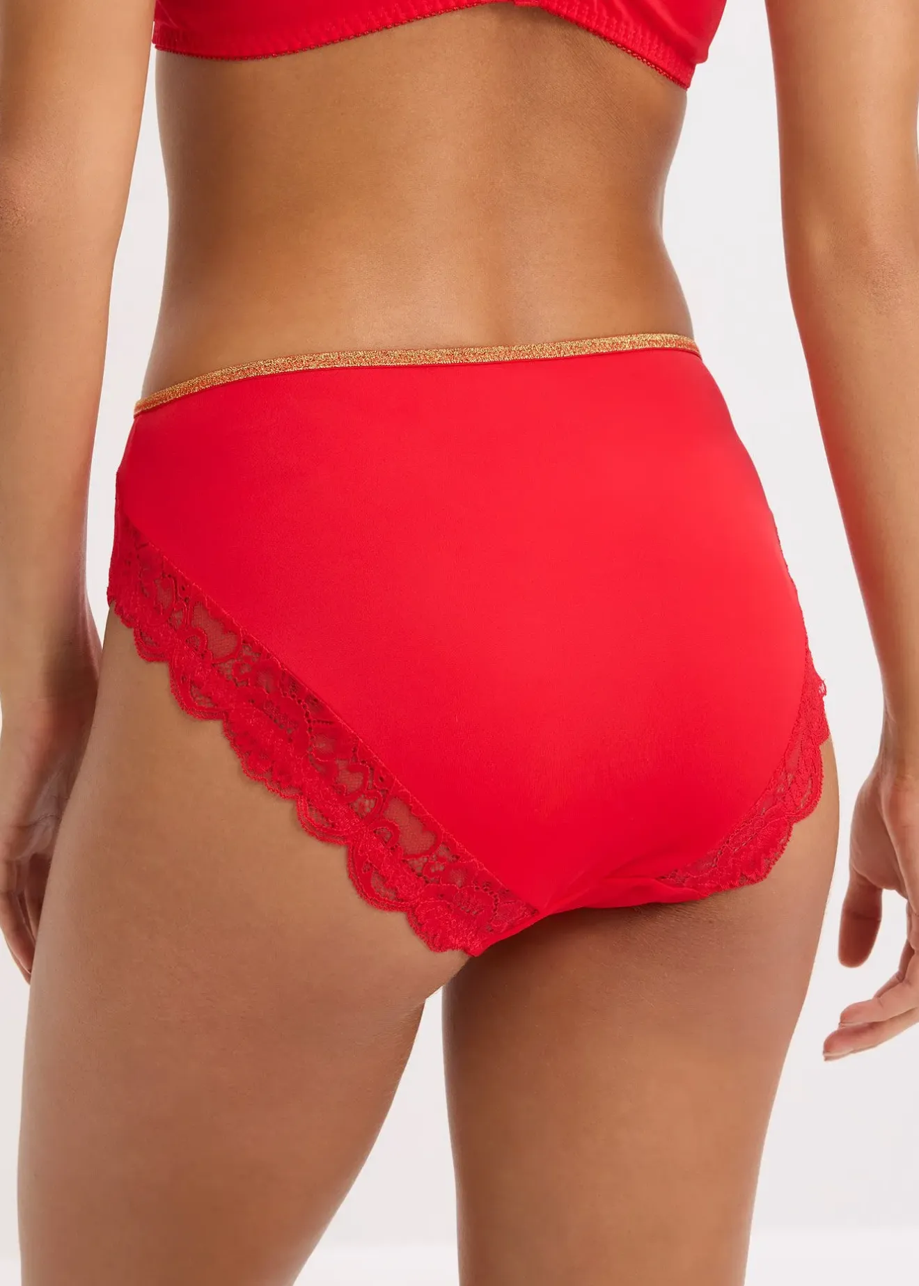 Femme bonprix Dessous|Bas|Slip Maxi avec dentelle