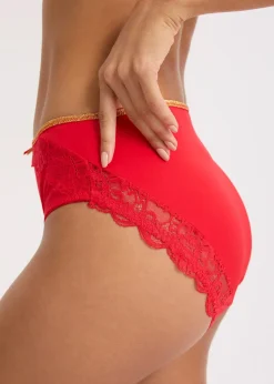 Femme bonprix Dessous|Bas|Slip Maxi avec dentelle