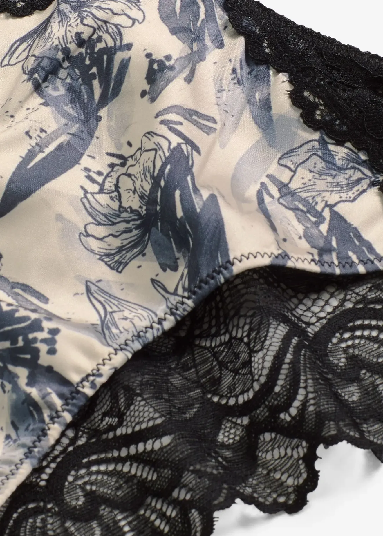 bonprix Slip mini en satin imprimé|Femme Dessous|Bas