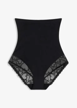bonprix Slip sculptant avec dentelle cœurs, maintien fort|Femme Lingerie Sculptante|Bas