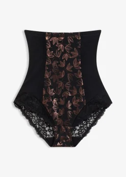 bonprix Slip sculptant taille haute, effet scintillant et maintien fort|Femme Lingerie Sculptante|Bas