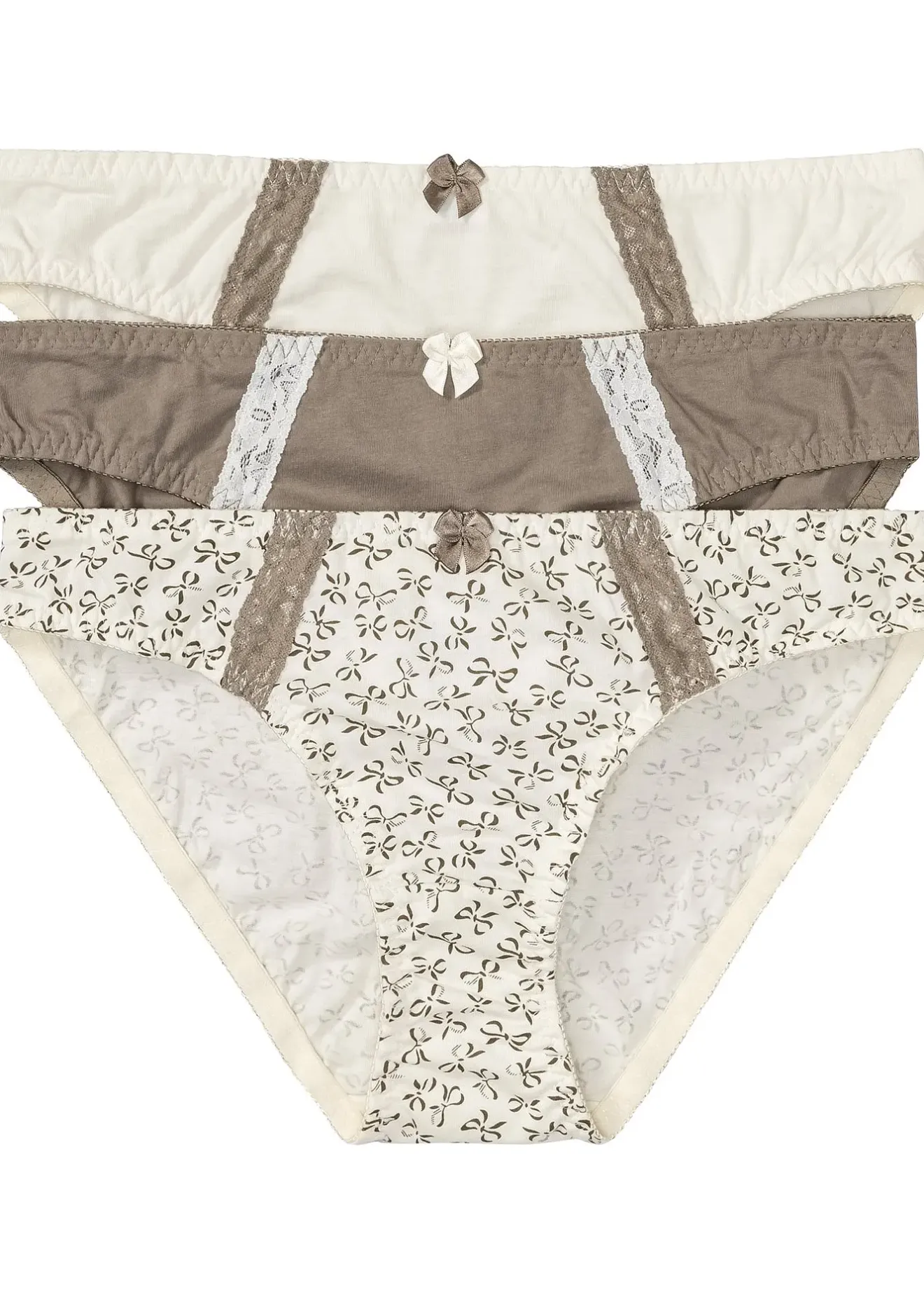 bonprix Slips à imprimé féminin|Femme Lingerie Coton|Bas