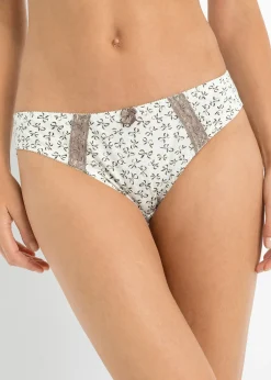 bonprix Slips à imprimé féminin|Femme Lingerie Coton|Bas