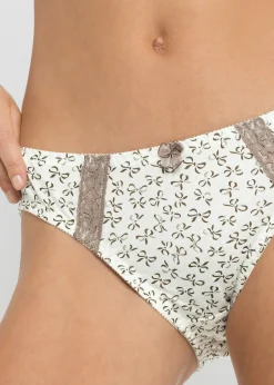 bonprix Slips à imprimé féminin|Femme Lingerie Coton|Bas
