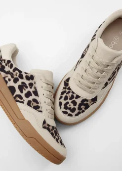 bonprix Sneakers à détails animaliers|Femme Sneakers