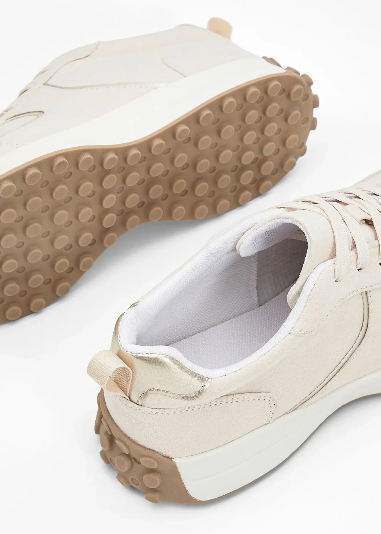 Femme bonprix Sneakers|Sneakers à détails métallisés