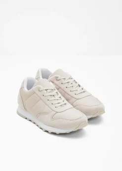 bonprix Sneakers à empiècement satin|Femme Sneakers