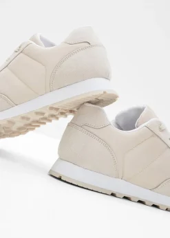 bonprix Sneakers à empiècement satin|Femme Sneakers