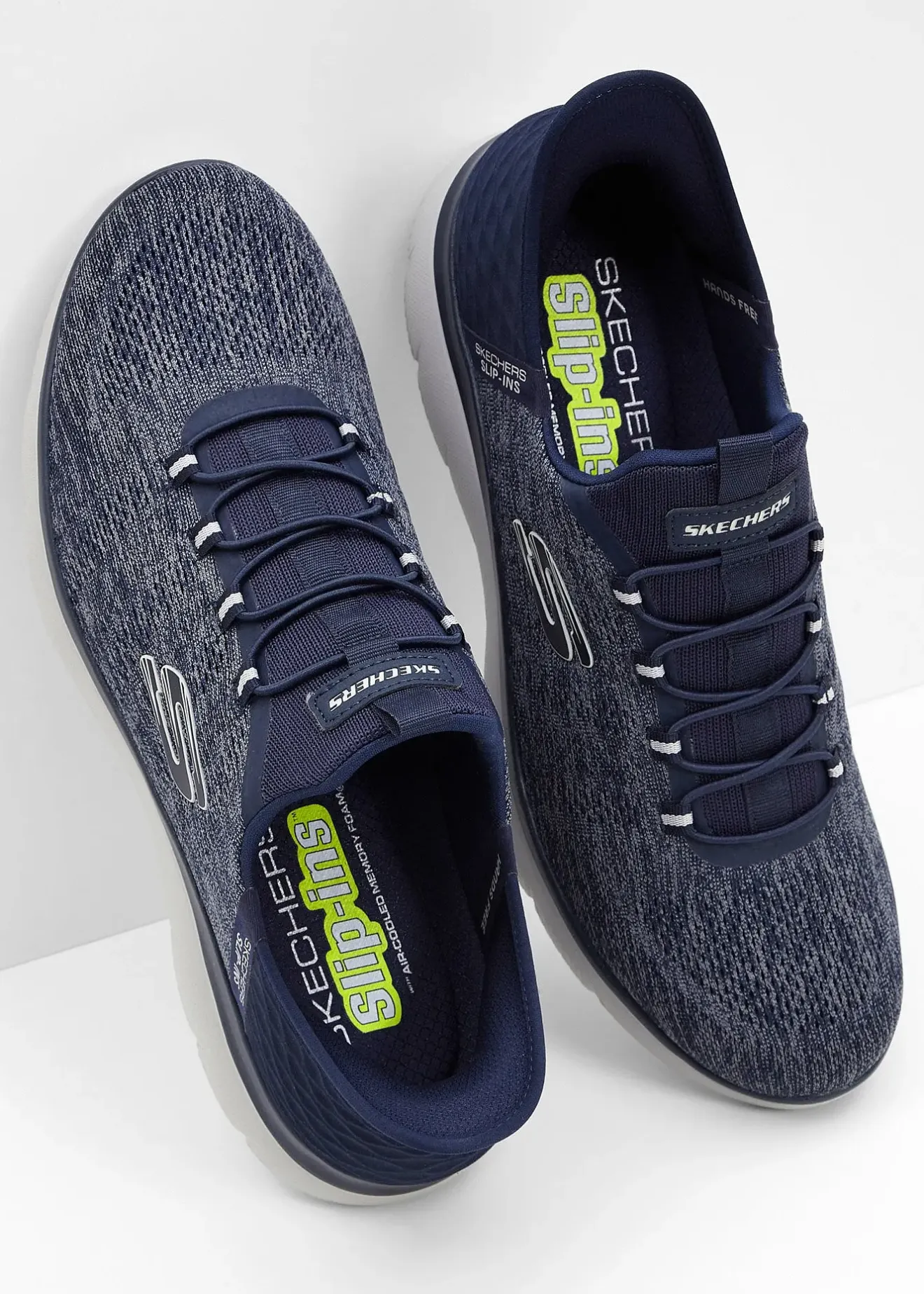 Homme Skechers Marques|Sport & Loisirs|Sneakers à enfiler à mémoire de forme