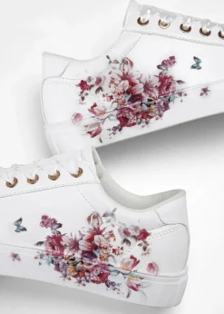 bonprix Sneakers à imprimé floral|Femme Sneakers