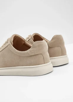 Homme bonprix Sport & Loisirs|Sneakers en cuir velours