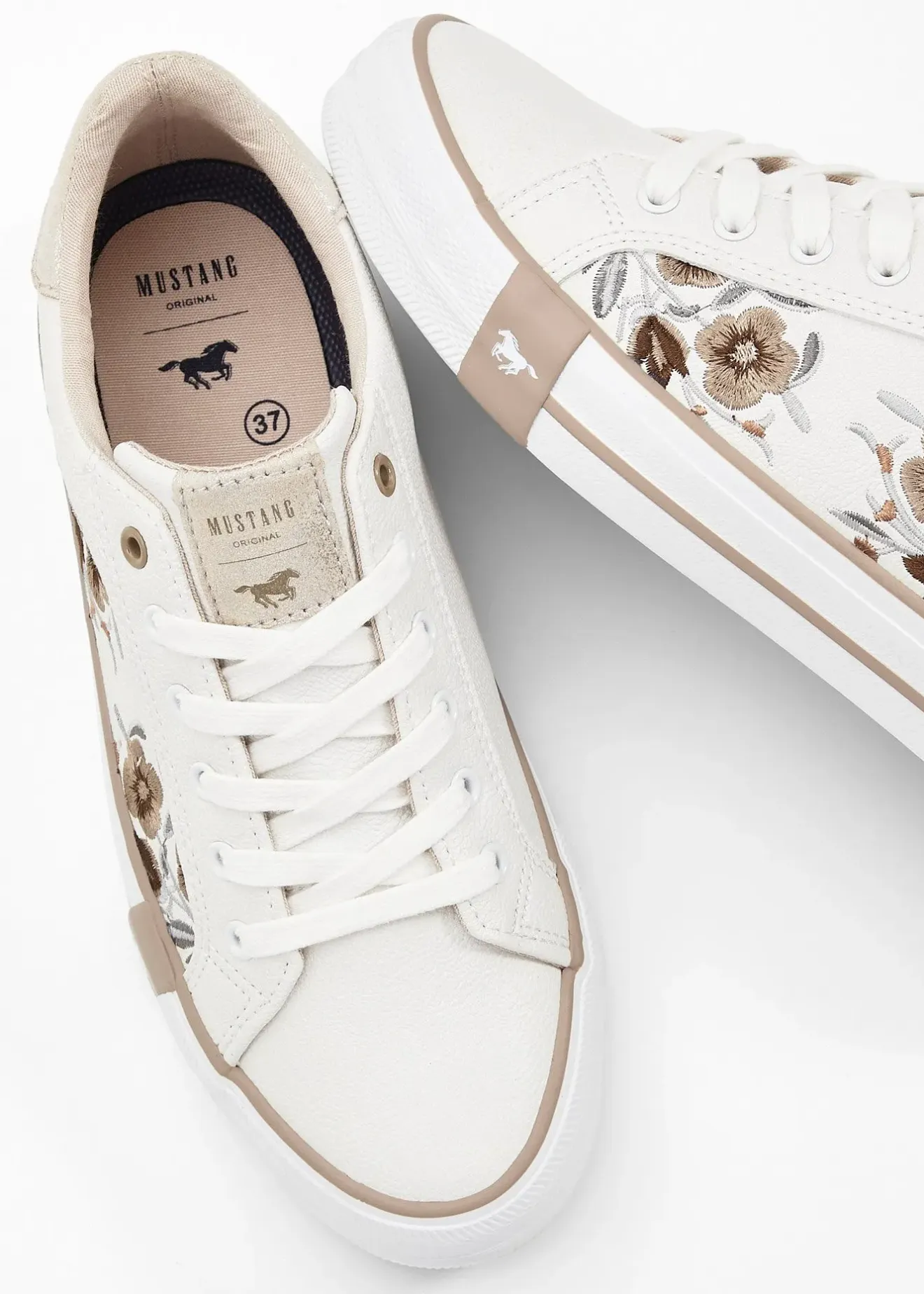 Femme Mustang Marques|Sneakers|Sneakers à broderies