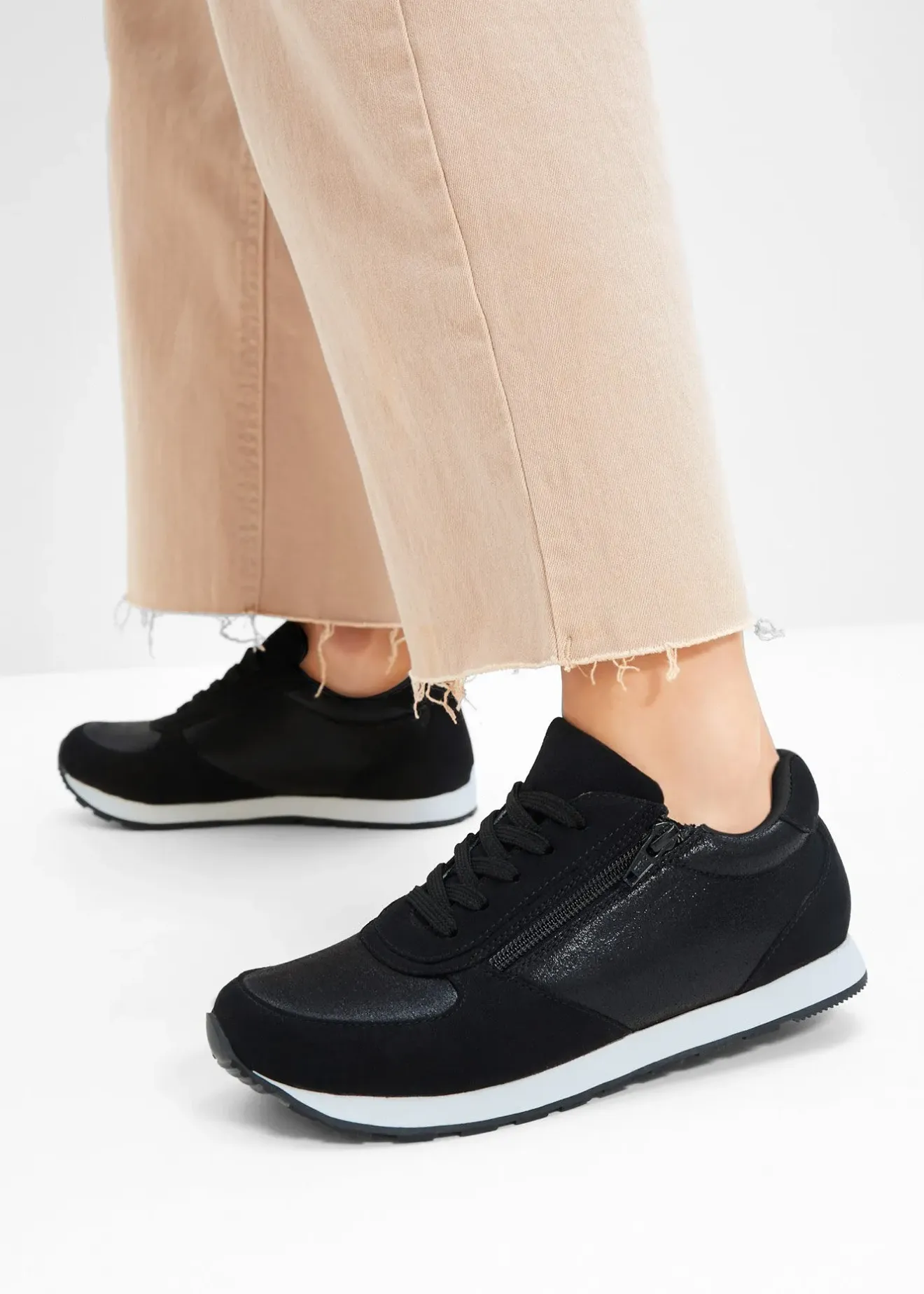 Femme bonprix Sneakers|Sneakers zippées
