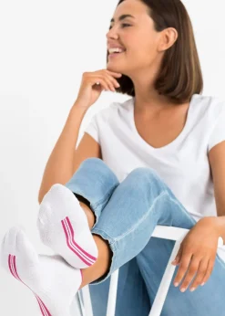 bonprix Socquettes coton (8 paires)|Femme Chaussettes & Collants