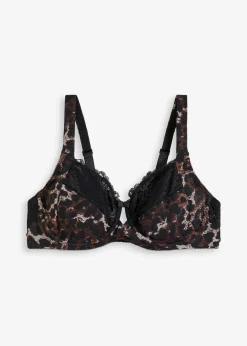 bonprix Soutien-gorge à armatures, bretelles rembourrées et dentelle délicate|Femme Dessous|Soutiens-Gorge