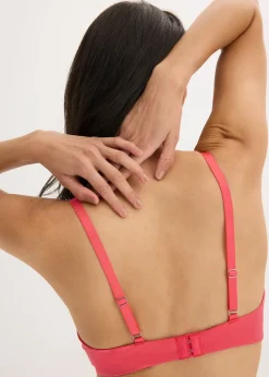 Femme bonprix Dessous|Soutiens-Gorge|Soutien-gorge à coques avec broderie florale métallisée