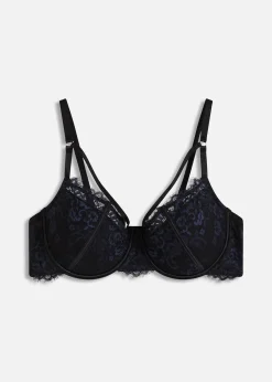 bonprix Soutien-gorge à coques avec dentelle à franges|Femme Dessous|Lingerie Érotique