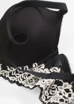 bonprix Soutien-gorge à coques avec dentelle bicolore|Femme Dessous|Soutiens-Gorge