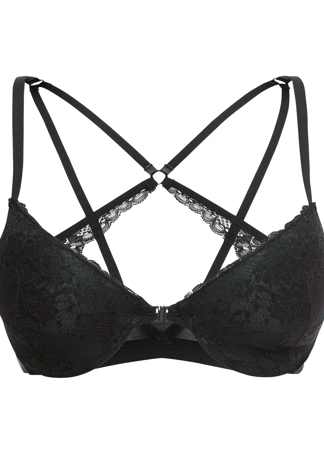 Femme bonprix Dessous|Soutiens-Gorge|Soutien-gorge à coques avec fermeture devant et dos nageur