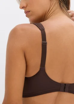 bonprix Soutien-gorge à coques, bretelles rembourrées et effet brillant|Femme Grands Bonnets D-H|Soutiens-Gorge