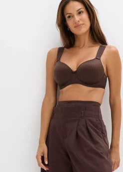 bonprix Soutien-gorge à coques, bretelles rembourrées et effet brillant|Femme Grands Bonnets D-H|Soutiens-Gorge