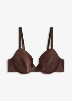 Femme bonprix Grands Bonnets D-H|Dessous|Soutien-gorge à coques, effet brillant