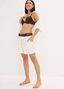 Femme bonprix Grands Bonnets D-H|Dessous|Soutien-gorge à coques, effet brillant